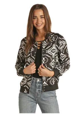 Women's Rock & Roll Cowgirl Bomber Jacket #RRWO92R048-C