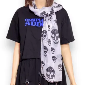 Year Round Skulls Long Scarf