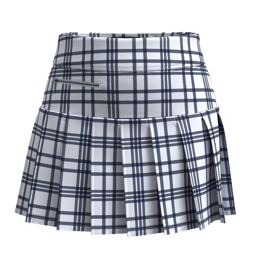 Zippy Skort 18 inch - NAVY GG PLAID (SMALL)